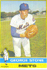 1976 Topps Baseball Cards      567     George Stone